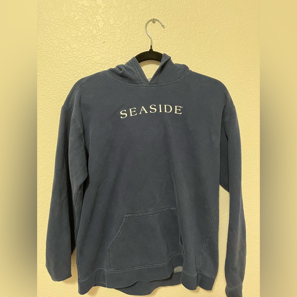 Navy Blue Seaside Hoodie, Authentic Size Girls XL
